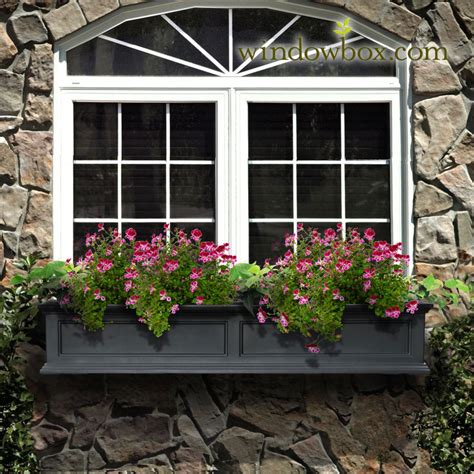 black metal window box|self watering window boxes black.